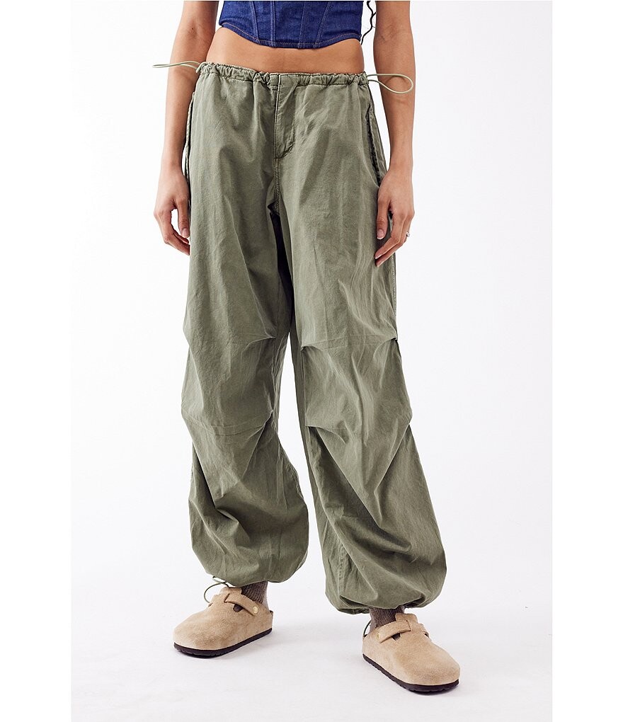 

Мешковатые брюки-карго с низкой посадкой BDG Urban Outfitters, зеленый