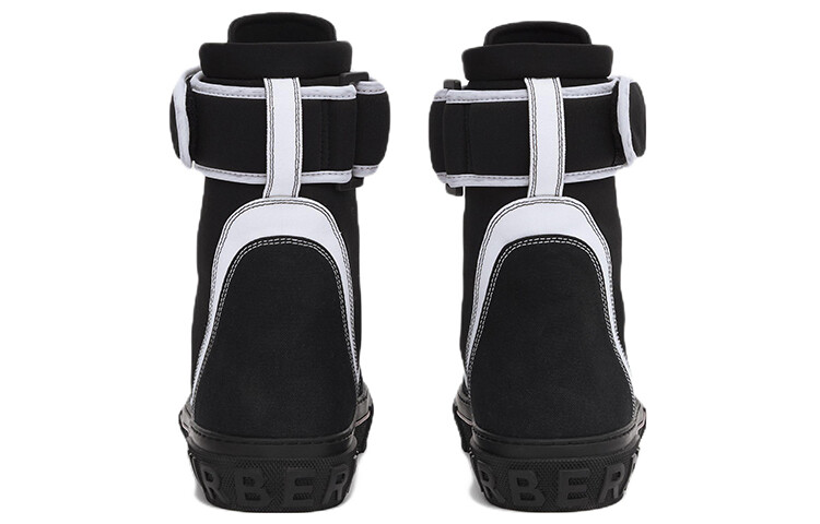 Кроссовки мужские Burberry Sub High-top, черный / белый — фото 2