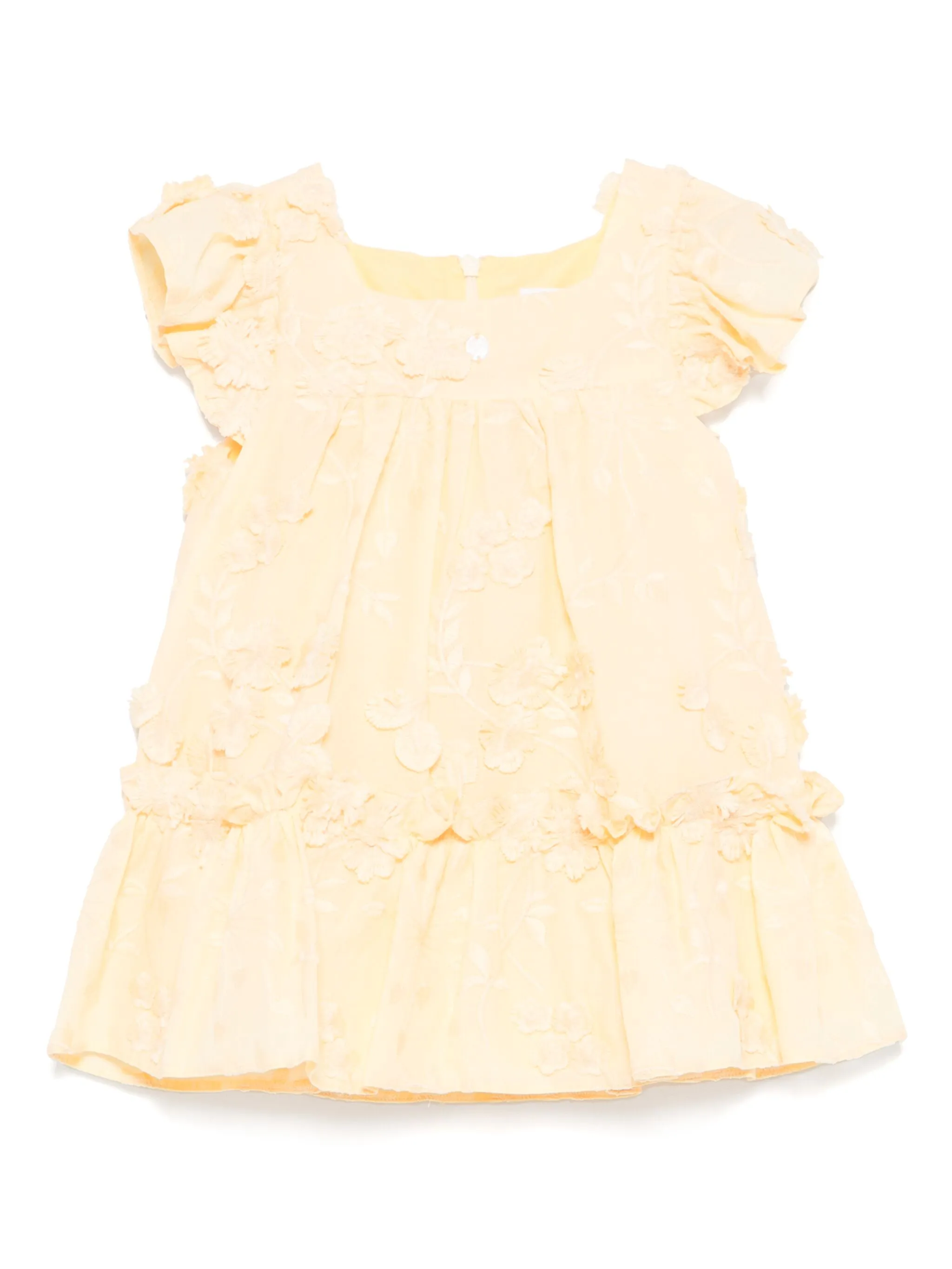 

Платье с цветочной аппликацией Patachou, желтый