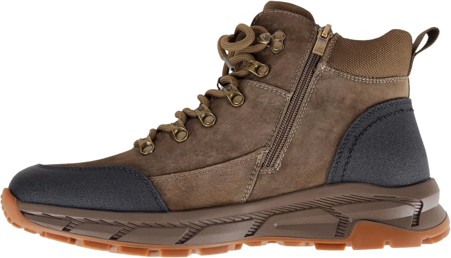 Внедорожные походные ботинки, высокие с шнуровкой, прочные треккинговые боевые ботинки, резиновая подошва, противоскользящие горные ботинки Generic, хаки