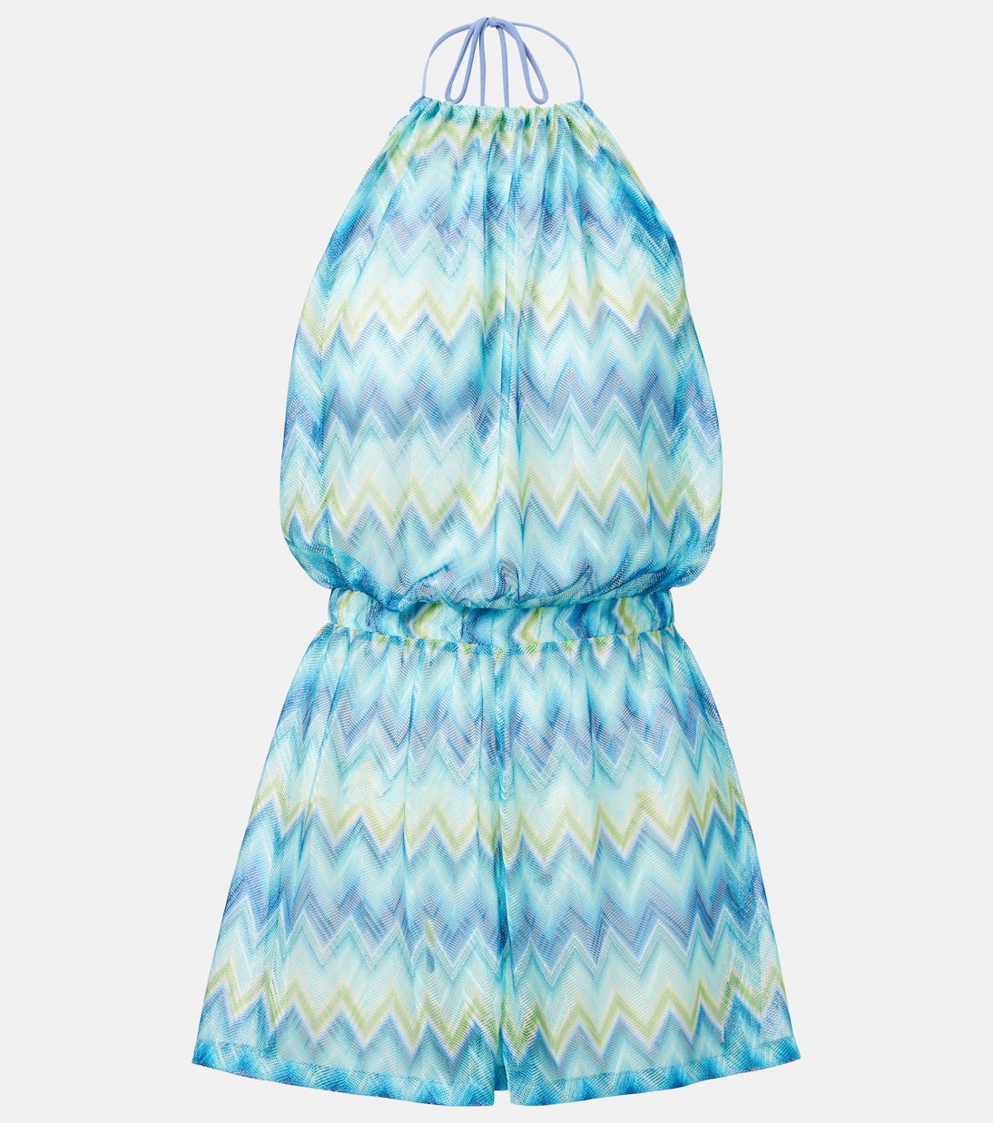 

Комбинезон Zig Zag Missoni, Blue and green micro chevron