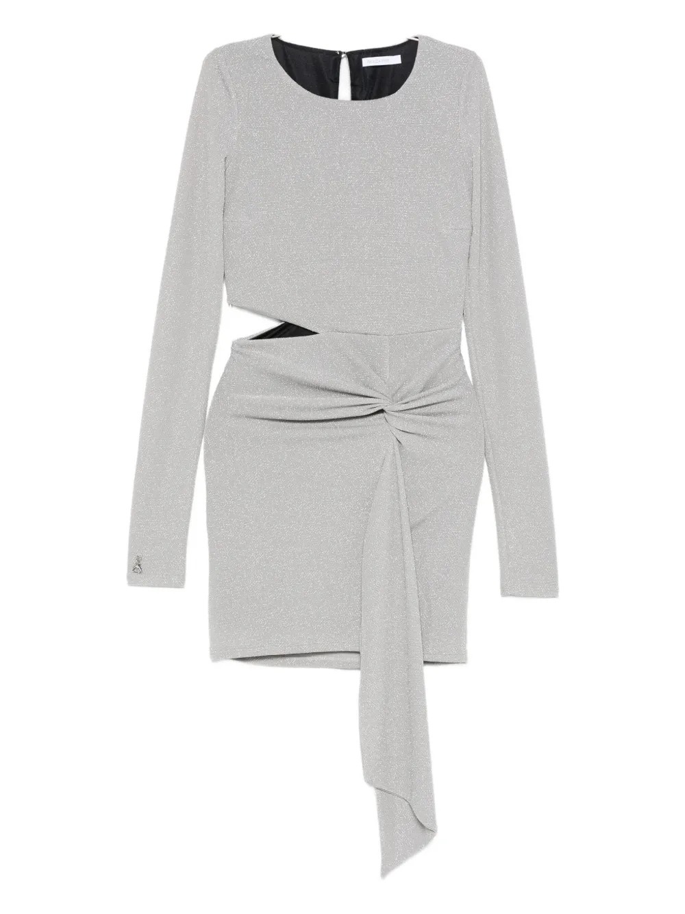 

Платье из люрекса Patrizia Pepe, серебристый