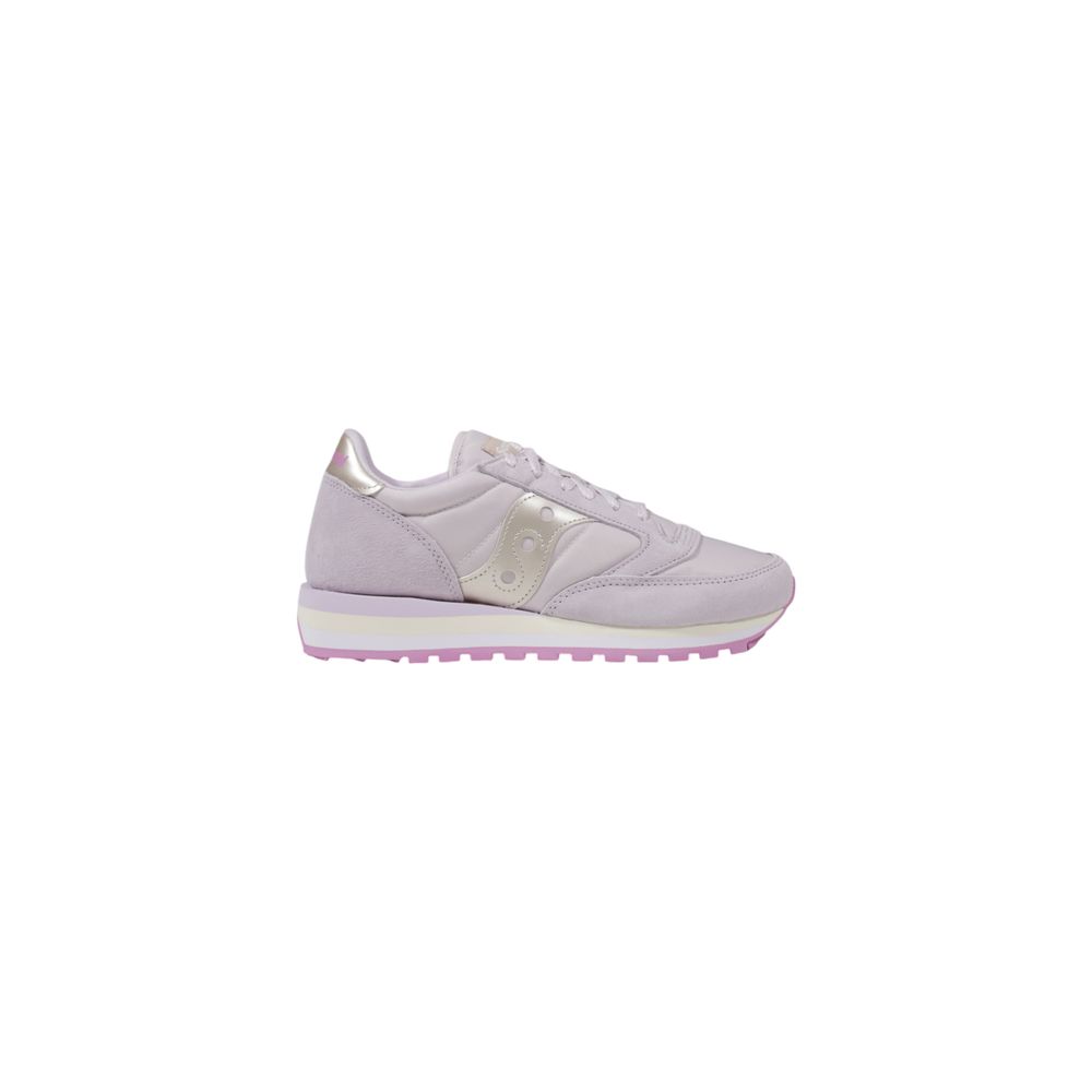 

Розовые замшевые кожаные кроссовки Saucony
