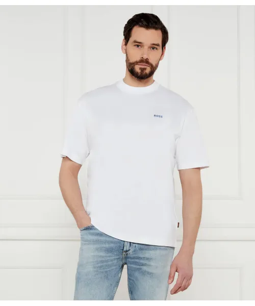 

Футболка te_numbers Loose fit Boss Orange, белый
