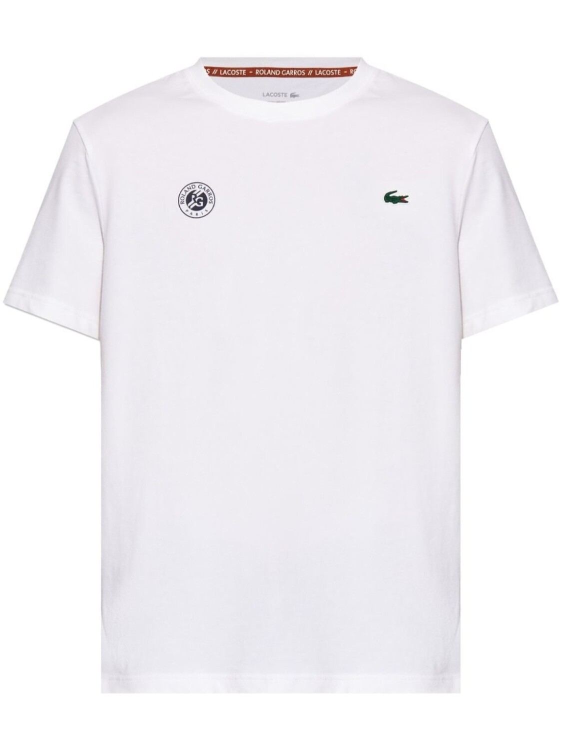 Lacoste футболка из коллаборации с Rolland Garros, белый