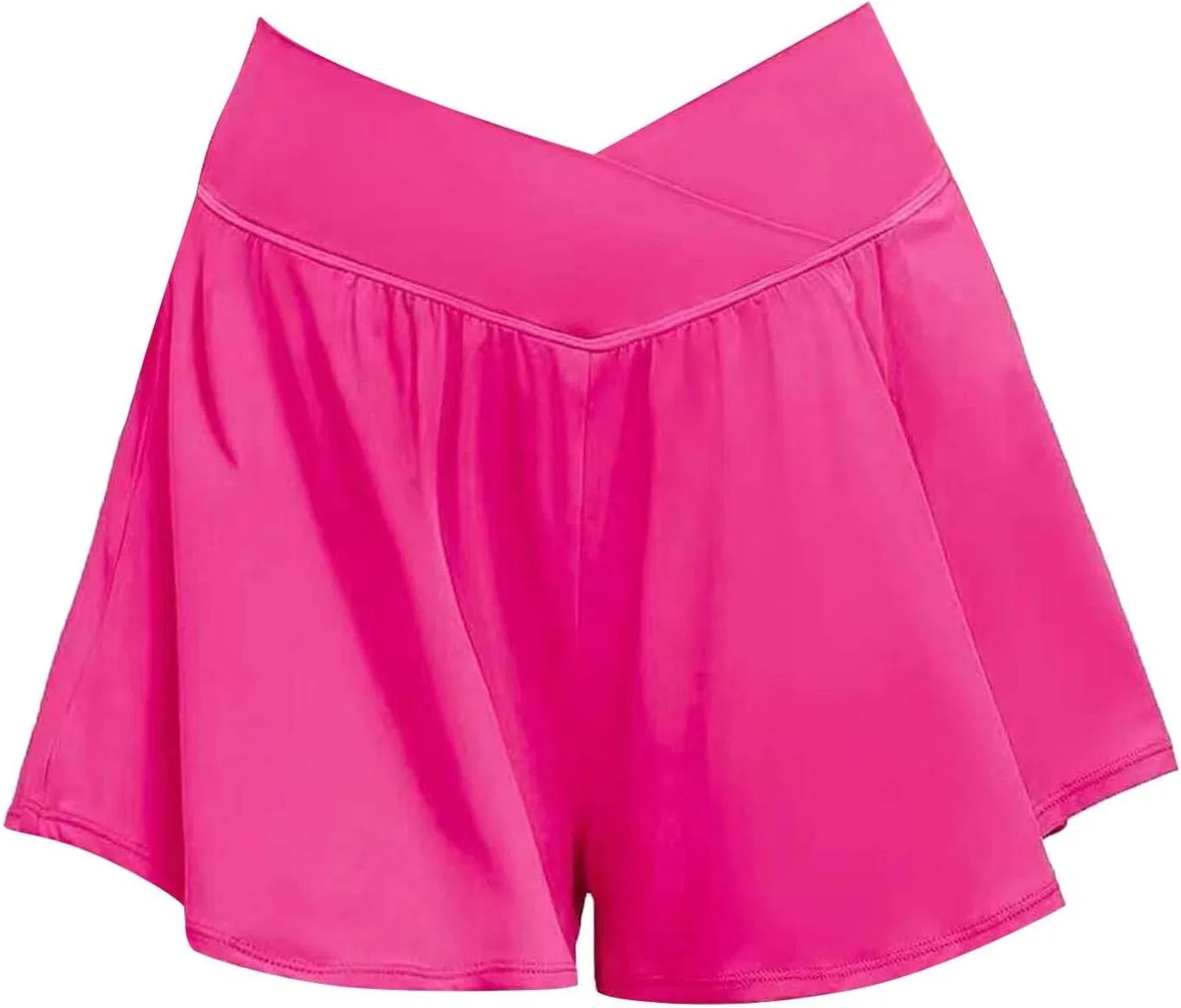 Шорты для девочек, высокая талия, Athletic Shorts, Hot Pink — фото 3