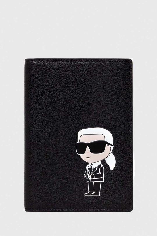 

Кожаный кошелек Karl Lagerfeld, черный