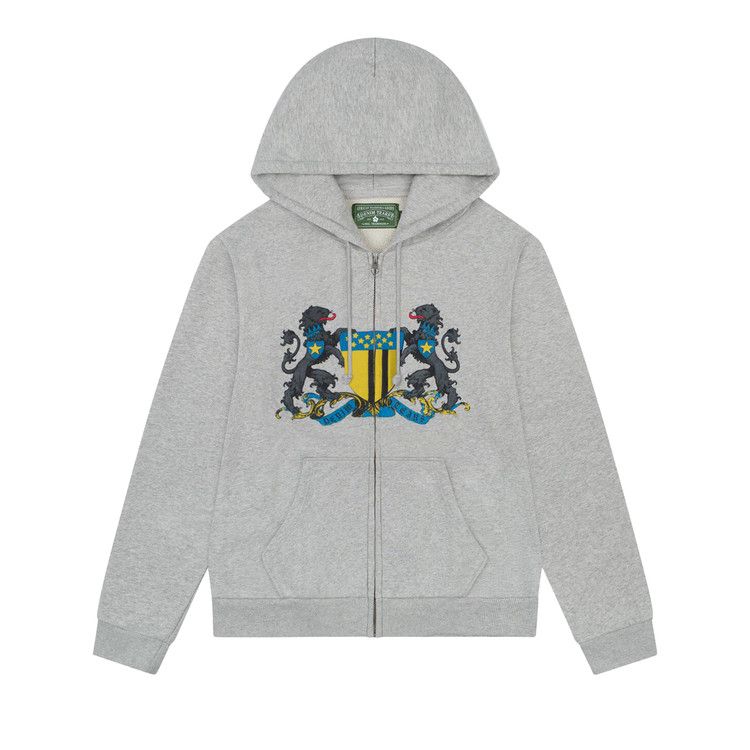 

Худи Denim Tears Panther Crest Zip Up Hoodie, Grey