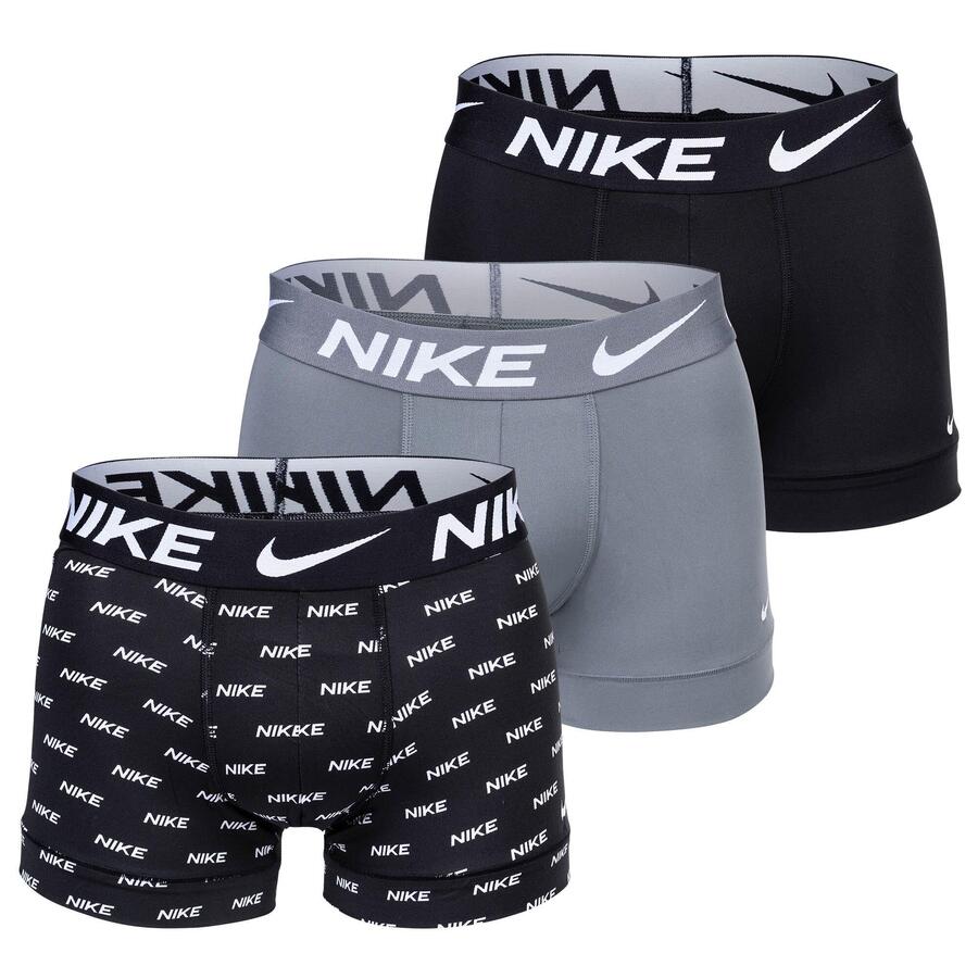 

NIKE Мужские трусы-боксеры, комплект из 3 шт., эластичные, Dri-Fit Micro