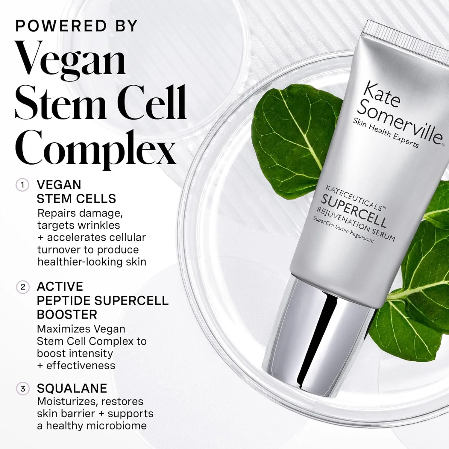 Бустер Kate Somerville — KateCeuticals SuperCell - Омолаживающая пептидная для восстановления поврежденной кожи и, 30 мл — фото 3