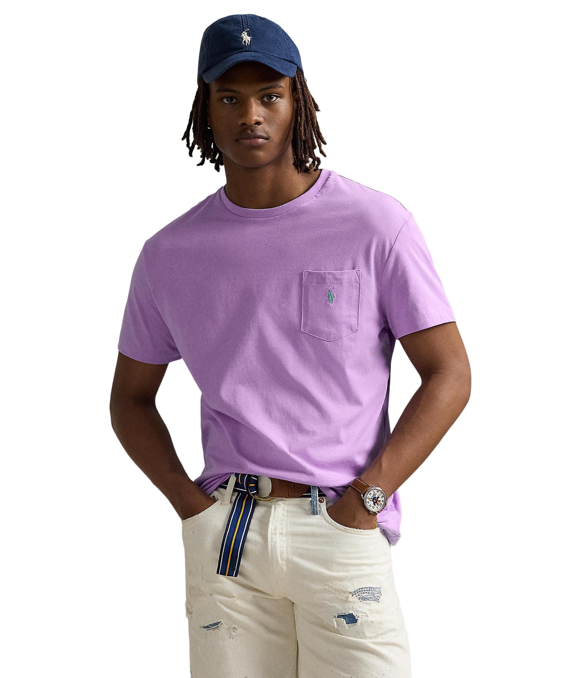 

Футболка Polo Ralph Lauren Classic Fit Pocket T-Shirt, цвет Light Lilac