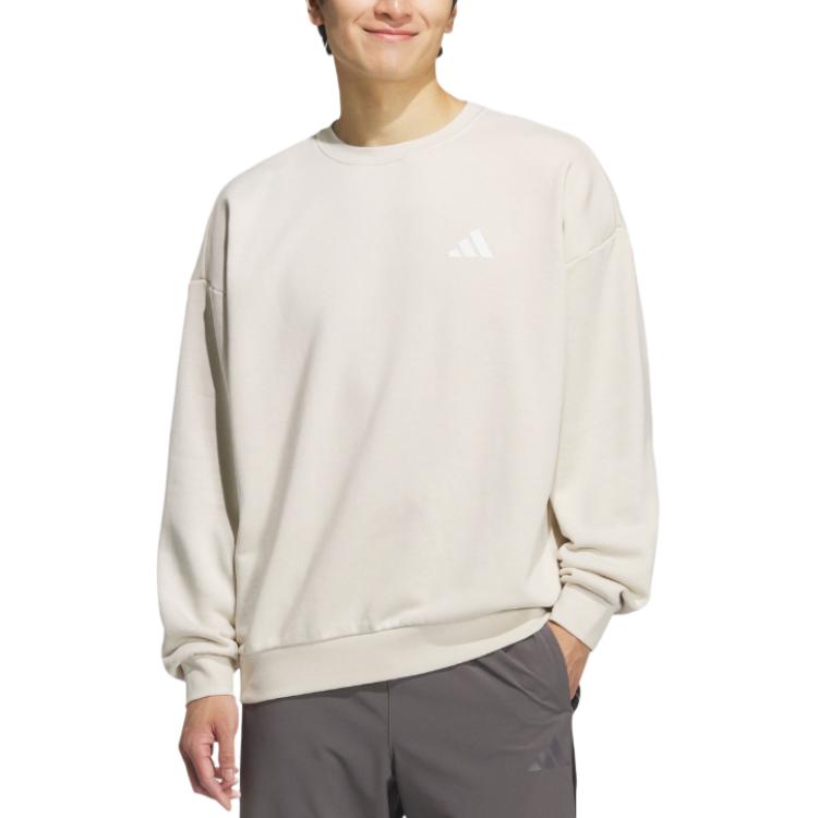 Повседневный свитшот Unisex Adidas, коричневый — фото 2