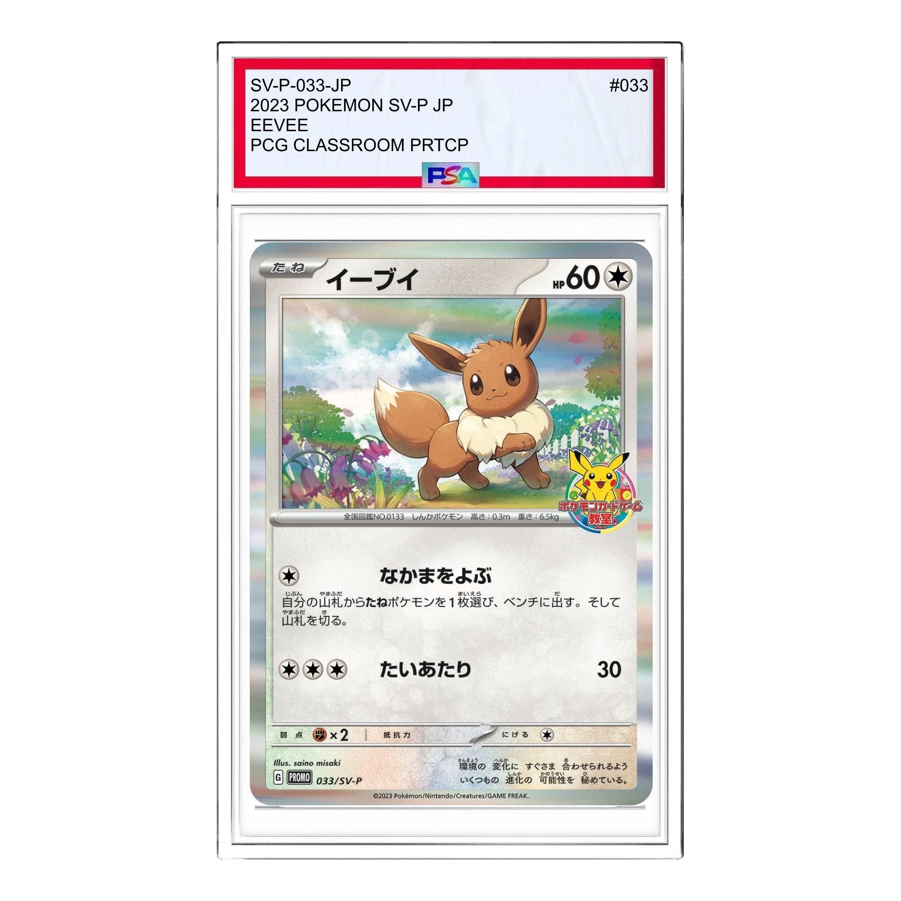 

Карта Pokemon Pokemon Card Game School [SV-P 033] 'Eevee: PROMO'