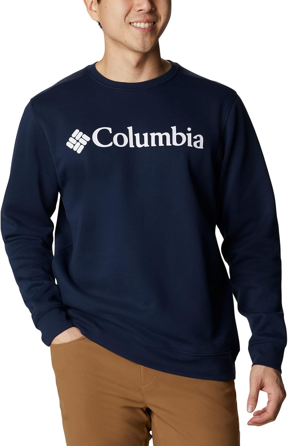 

Columbia мужская толстовка Trek Crew, Collegiate Navy, Csc Branded Logo