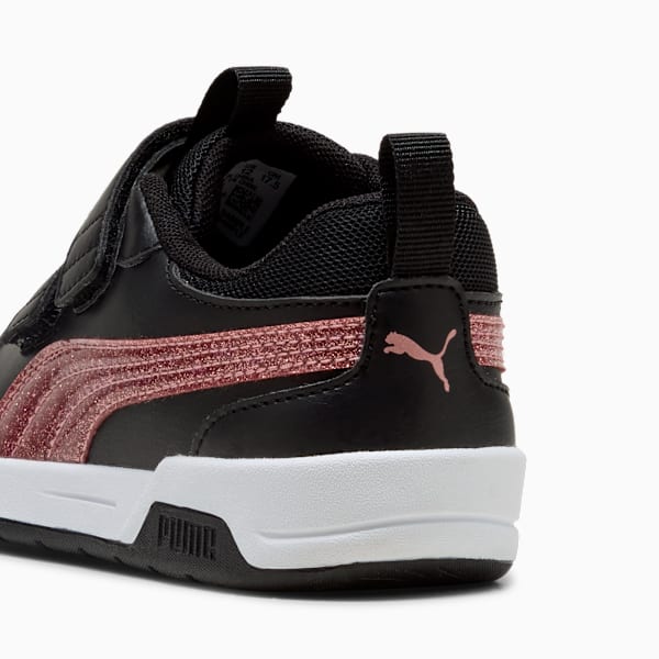 Маленькие дети не любят кроссовки Multiflex 2 Glitz Puma, черный — фото 3