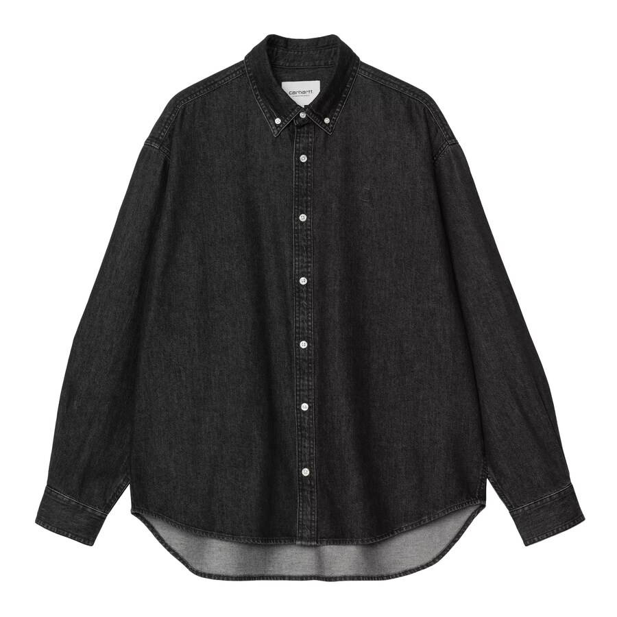 

Рубашка на пуговицах Comfort fit Carhartt WIP L/S Lucas Shirt, Black