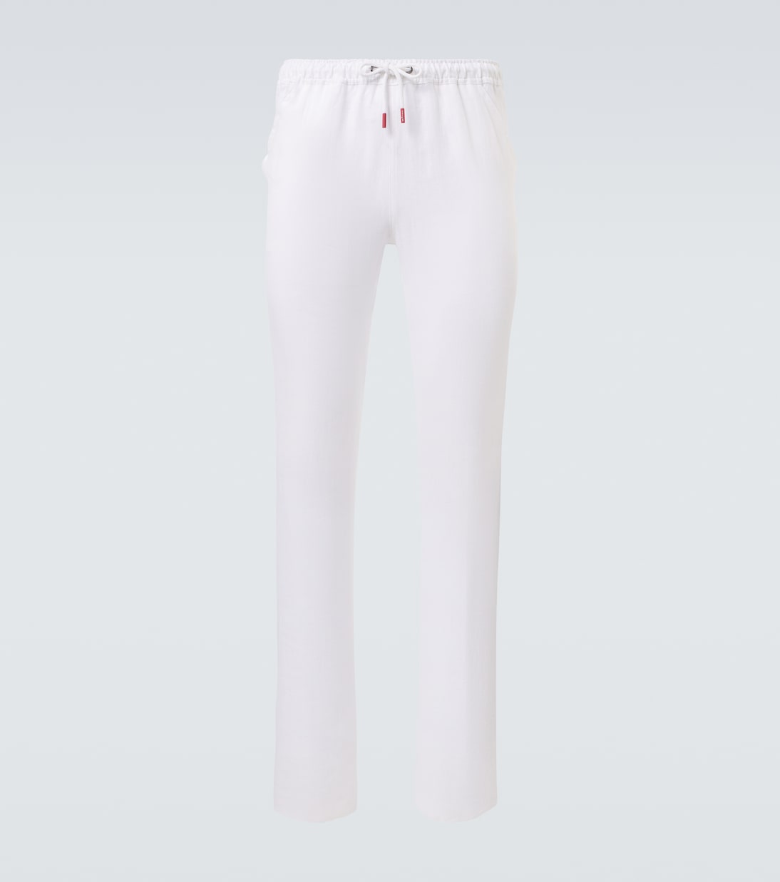 

Льняные брюки Kiton, белый