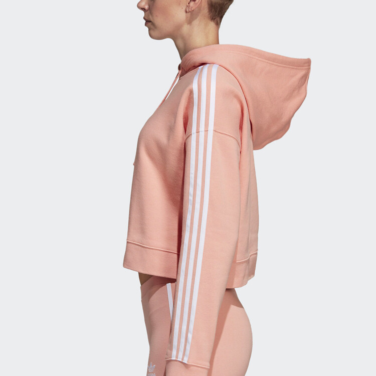 Свитшот женский оранжевый Adidas Originals, оранжевый — фото 4