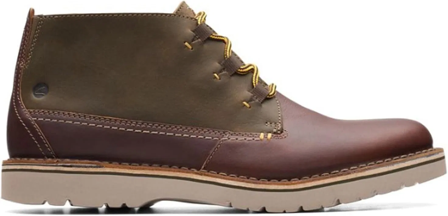 Мужские ботинки Clarks Eastford Mid Chukka, 2-Dark Brown — фото 3
