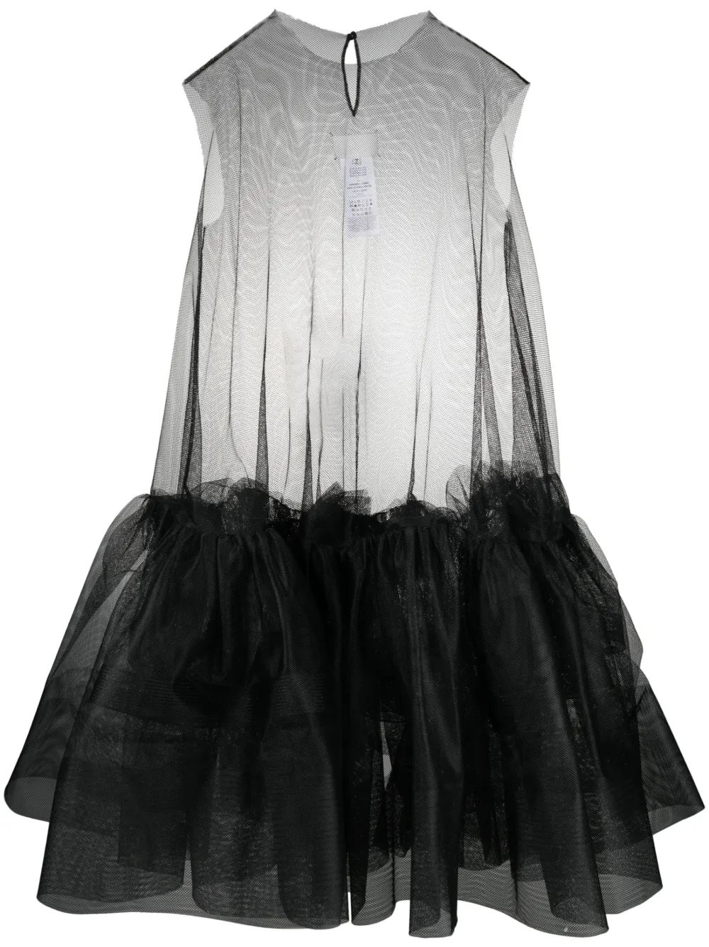 

Платье мини из тюля MAISON MARGIELA, черный