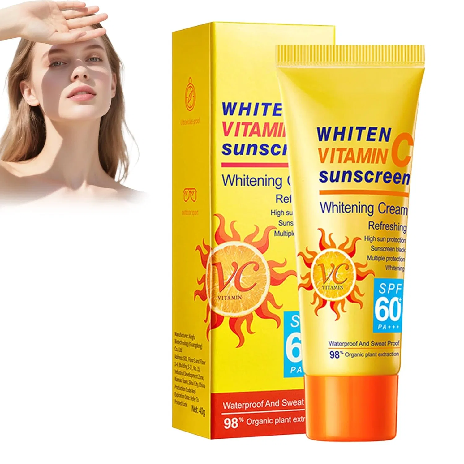 Солнцезащитный флюид с витамином C SPF 60+ Luthasolic