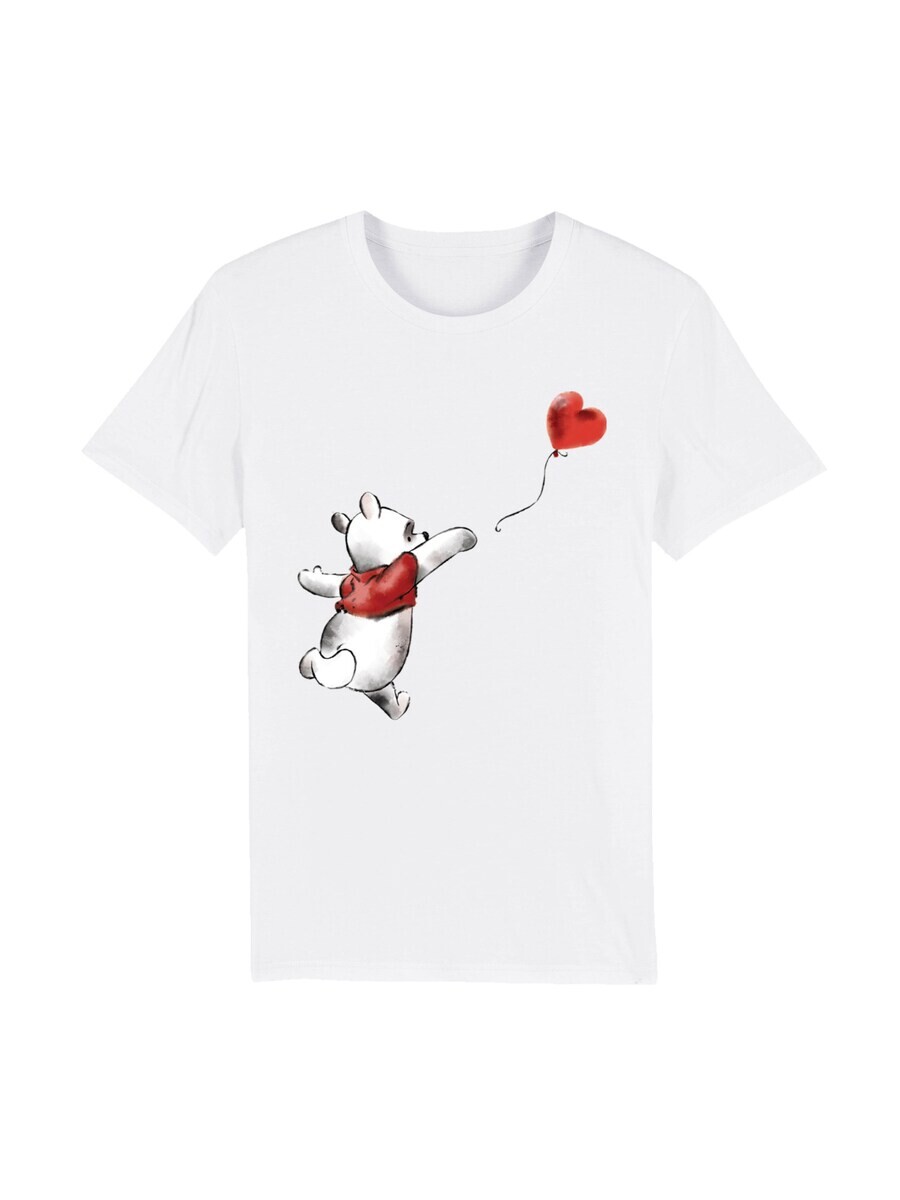 

Классическая футболка F4NT4STIC Shirt Disney Winnie the Pooh & Balloon Puh der Bär, белый