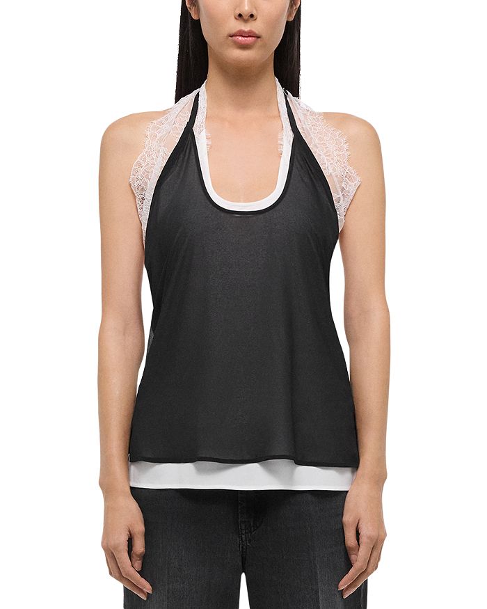 

Кружевной топ для танцовщицы Helmut Lang, черный