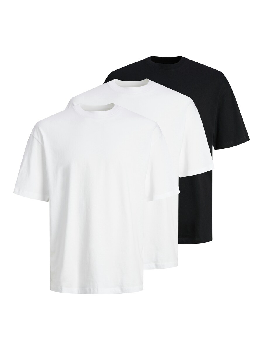 

Рубашка JACK & JONES JJHugo, черный/белый