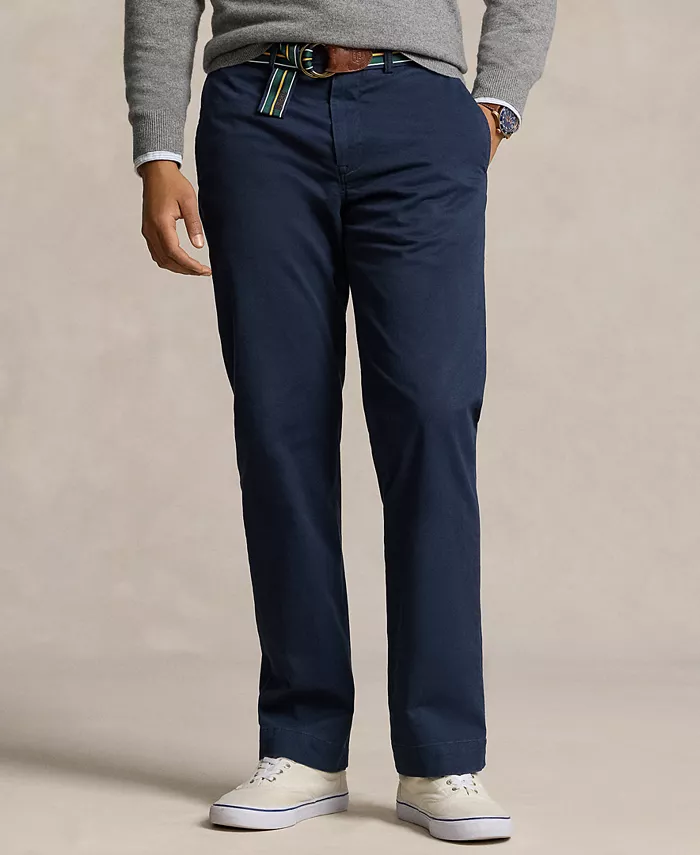 

Мужские классические брюки чинос с эластичной тканью Polo Ralph Lauren, синий