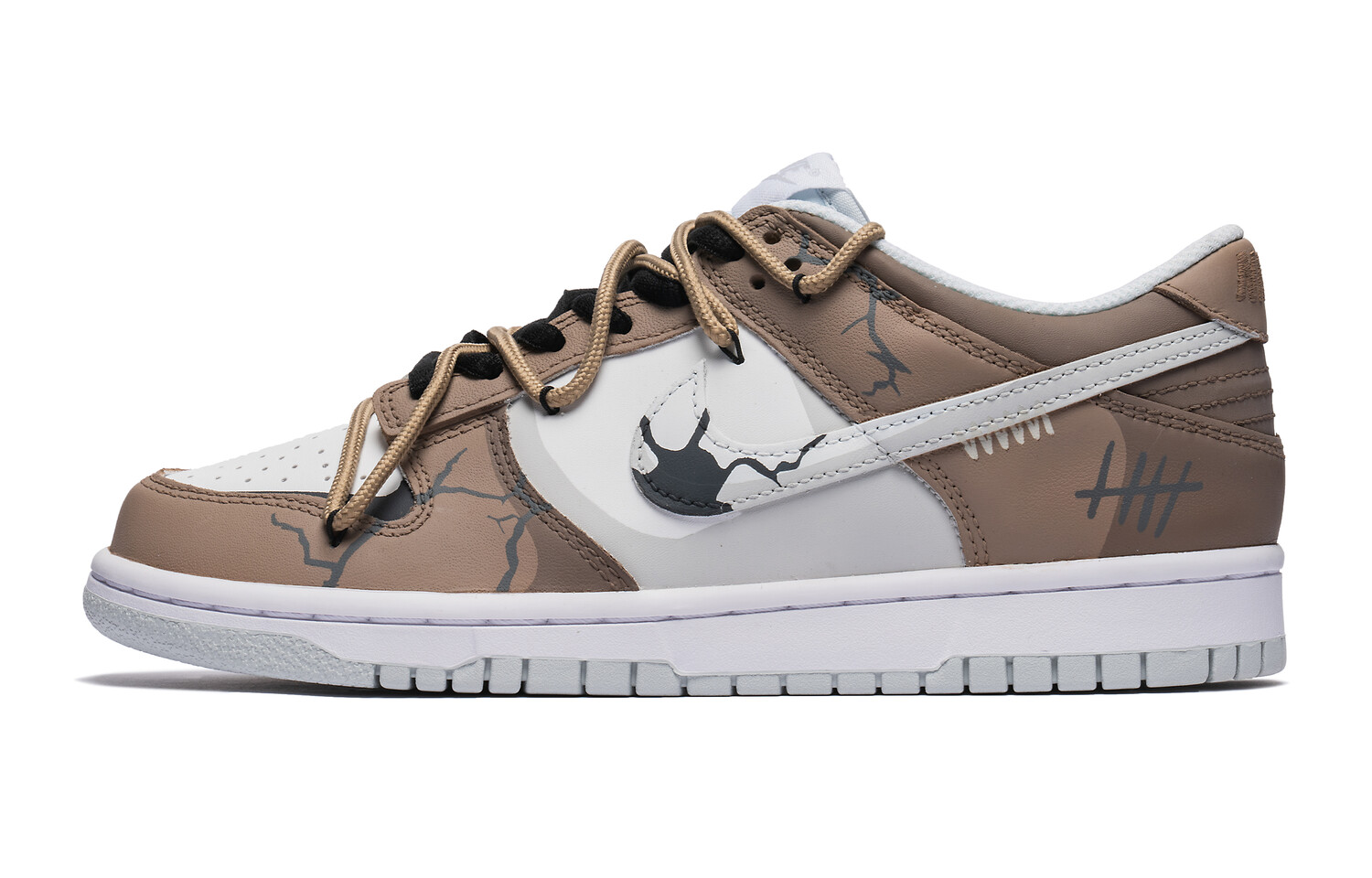 

Кроссовки Nike Dunk Skateboard Shoes Women's Low-Top Brown, коричневые, Коричневый, Кроссовки Nike Dunk Skateboard Shoes Women's Low-Top Brown, коричневые