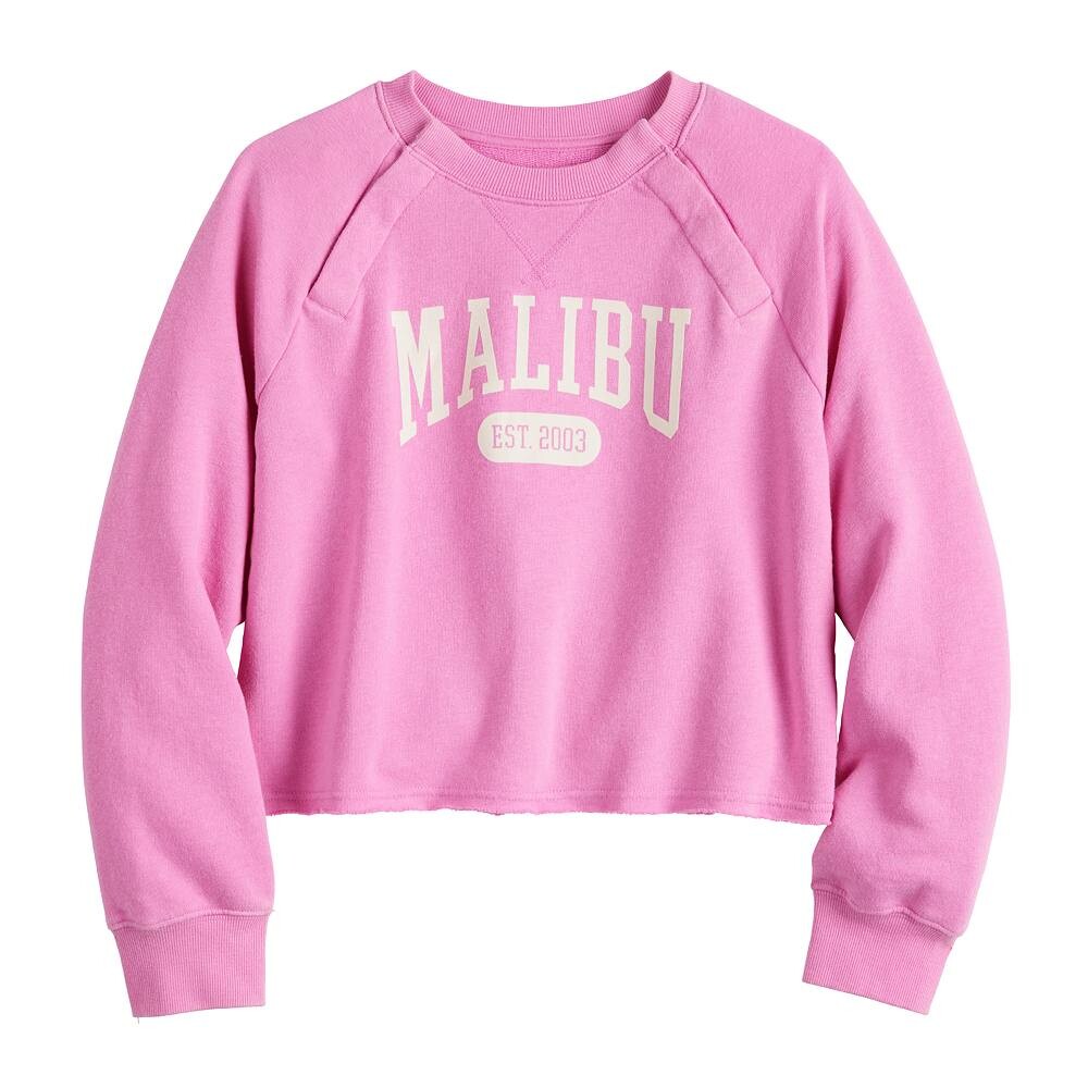 

Адаптивная укороченная толстовка SO для девочек 6–16 лет, цвет Magenta Malibu