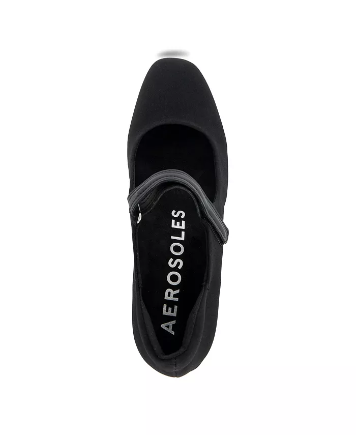 Женские туфли-лодочки Cassina на ремешке Aerosoles, черный — фото 4