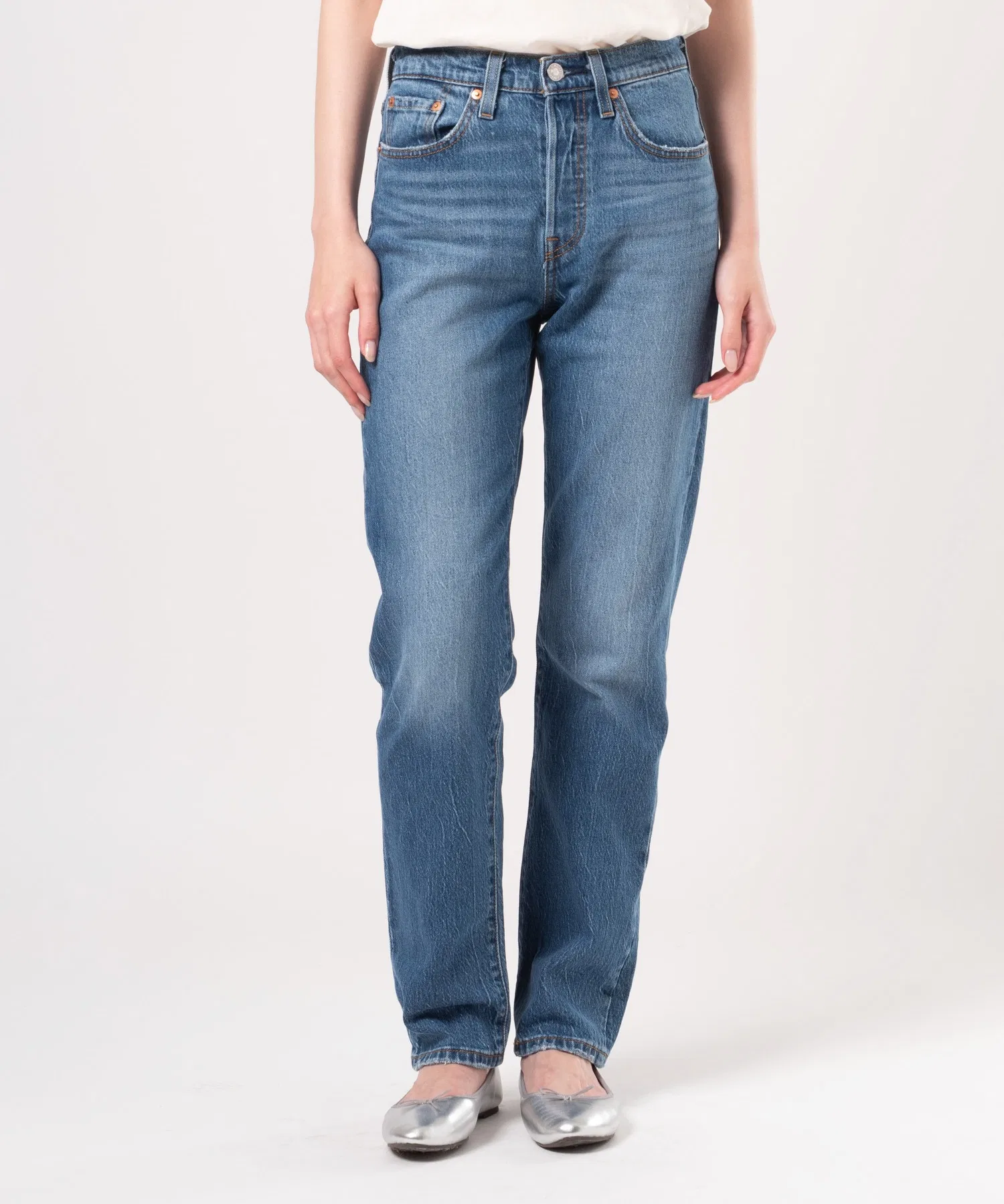 Джинсы Levi's 501(R) для женщин, размер Medium, цвет индиго. Эрин не может дождаться!