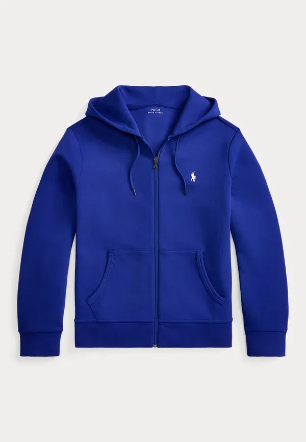Толстовка с капюшоном на молнии Double Knit Full Zip, Polo Ralph Lauren, классический лазурный — фото 4