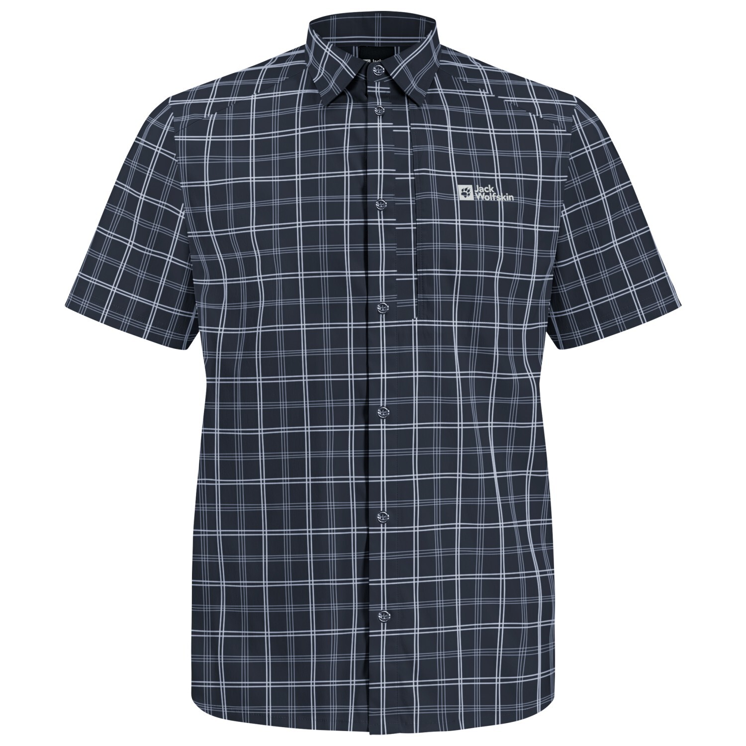 

Рубашка Jack Wolfskin Norbo S/S Shirt, цвет Night Blue Checks