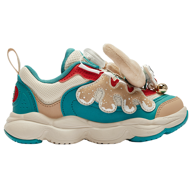 FILA KIDS Детские слипоны Pea Shoes Slip Resistant Low Top Kids Lifestyle Shoes в цвете Birch Brown для детей 3-7 лет — фото 2