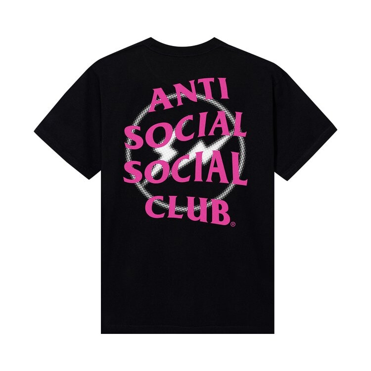 

Футболка Anti Social Social Club x Fragment Design Half Tone Logo 'Black/Pink', черный