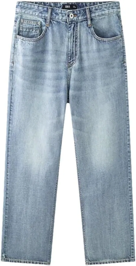 Джинсы прямые мужские Vintage, Blue