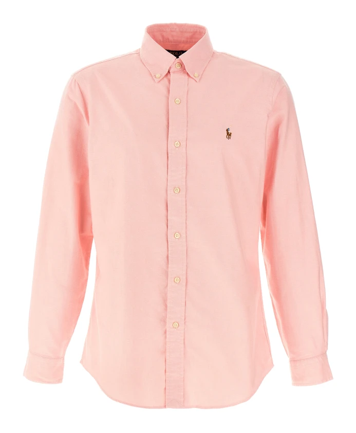 

Рубашка Оксфорд, сшитая на заказ. Polo Ralph Lauren, розовый