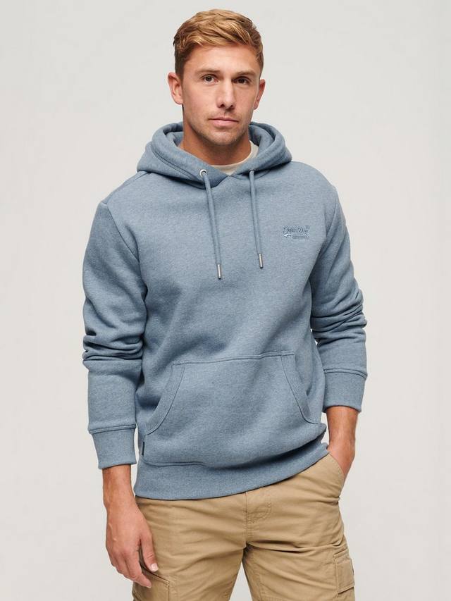 

Винтажный худи с логотипом Superdry, Bluestone Blue Marl