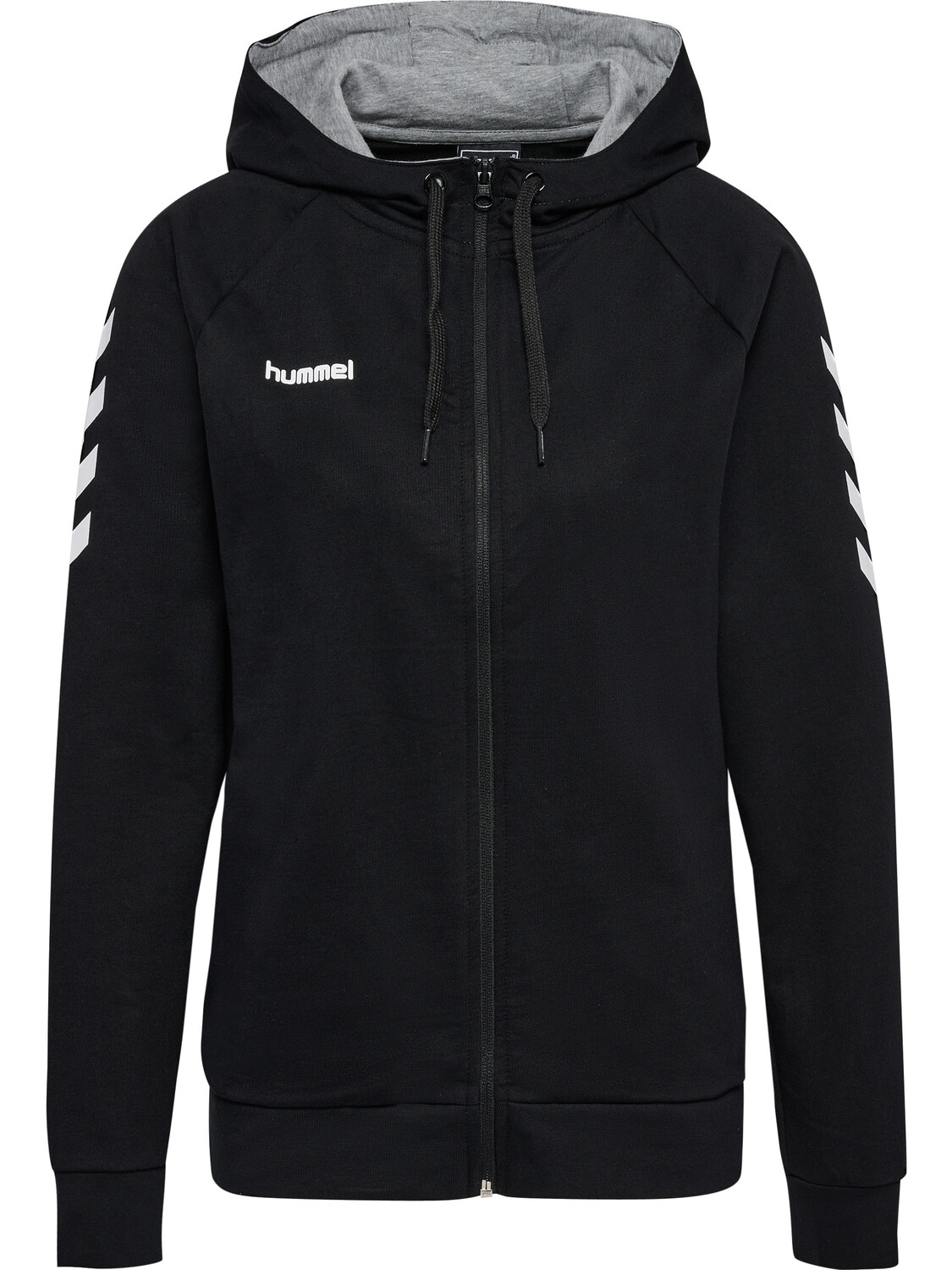 

Толстовка Hummel Baumwoll Hoodie Hmlgo Cotton Zip Hoodie Woman, черный