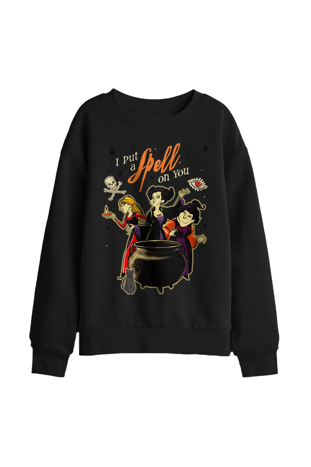 Худи детское Hocus Pocus Witches Spell Disney, черный