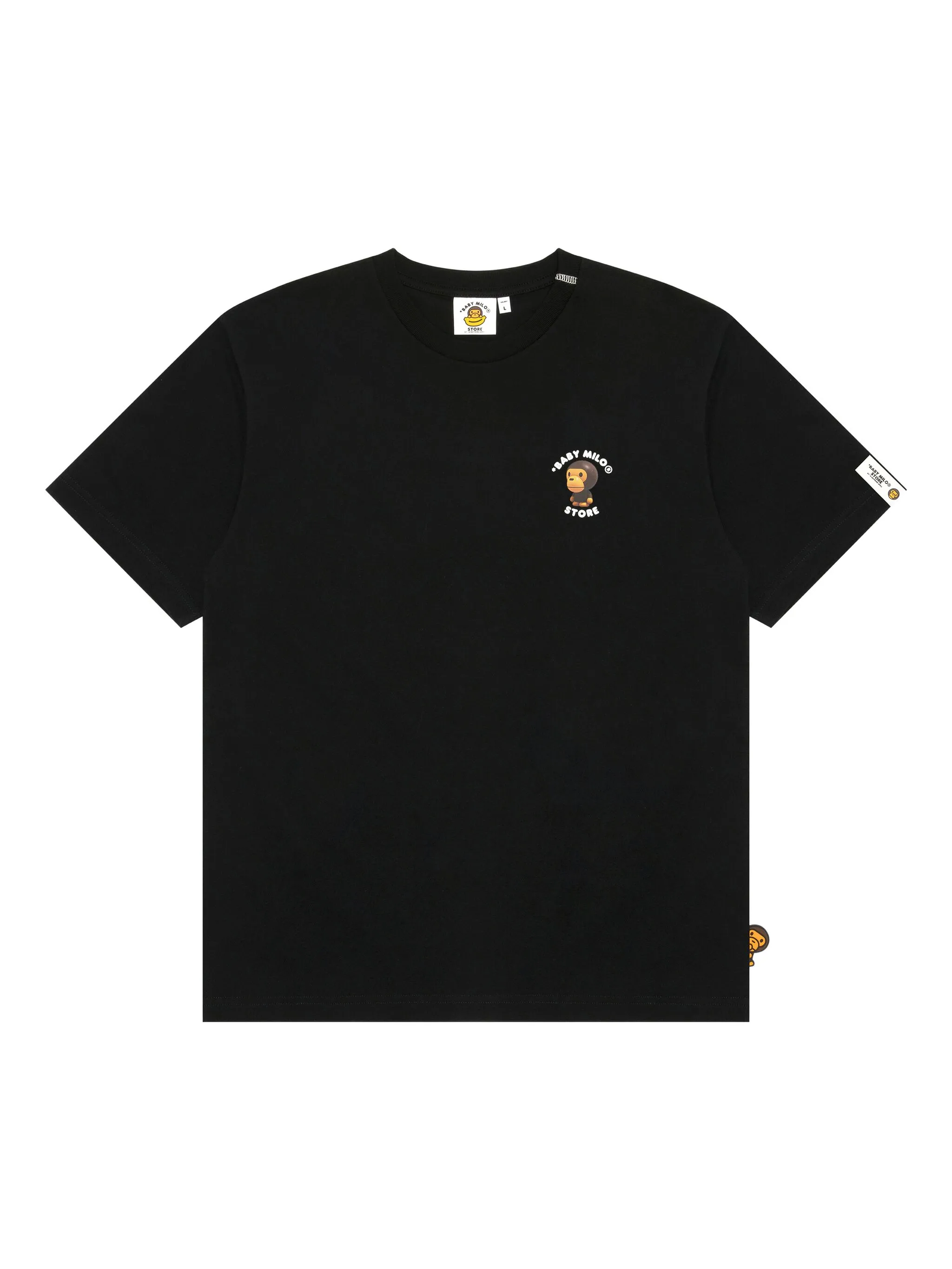 

Футболка с круглым вырезом Baby Milo Store By A Bathing Ape, черный