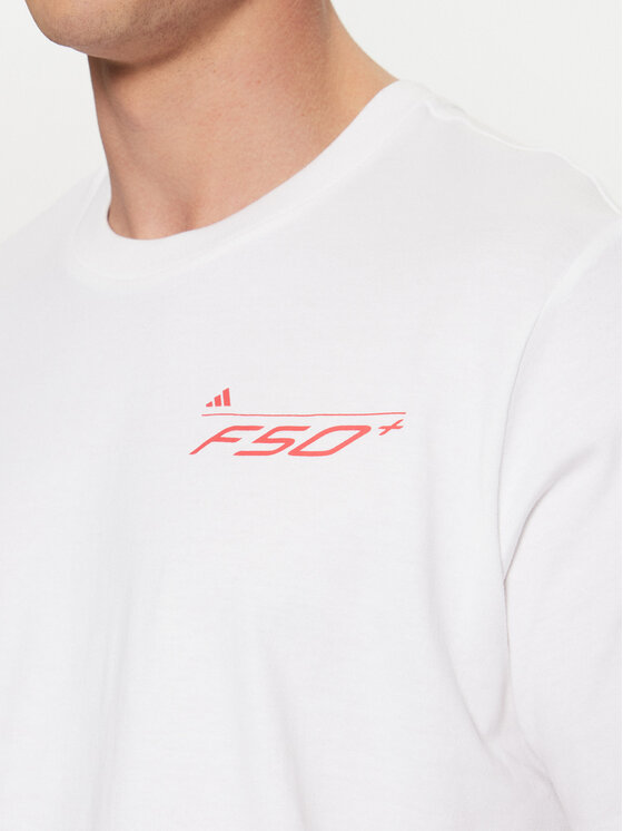 Футболка обычного кроя F50 History Graphic JD8219 Adidas, белый — фото 4