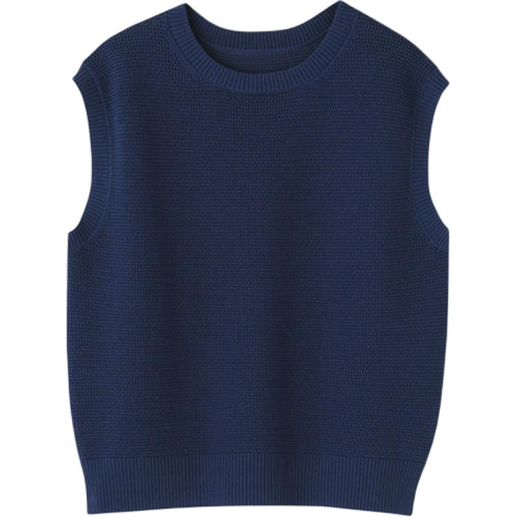 

Свитер Women's Crew Neck Moderate Others MUJI, темно-синий