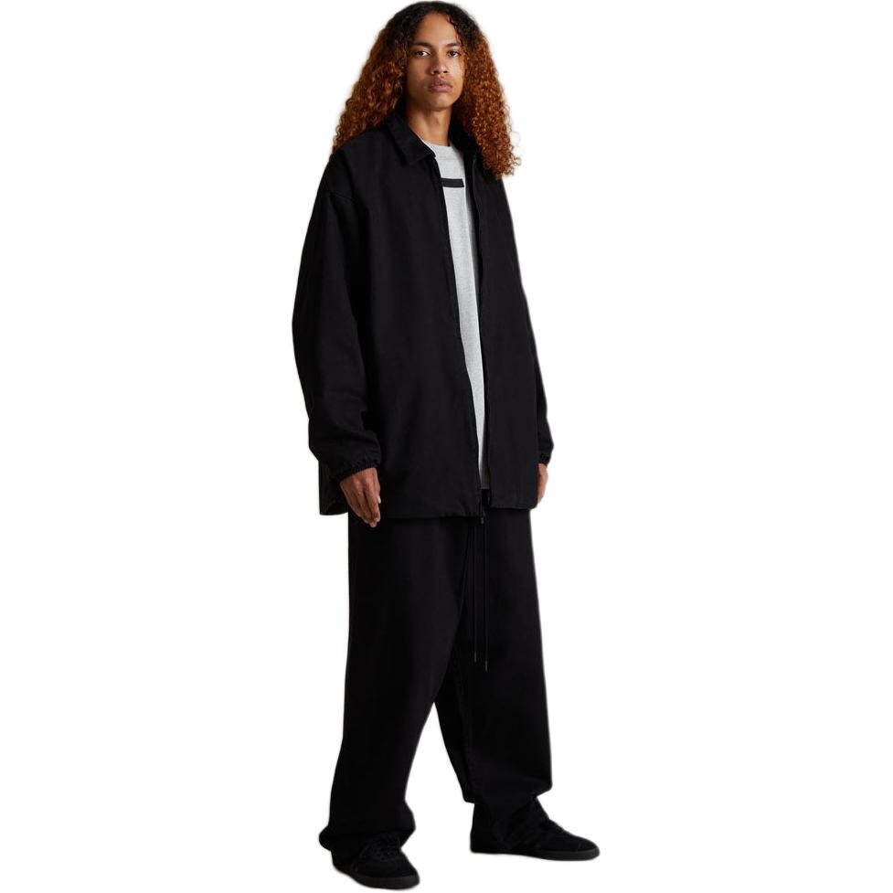 SS24 Куртка мужская Overdye Black Denim Fear Of God Essentials, черный — фото 3