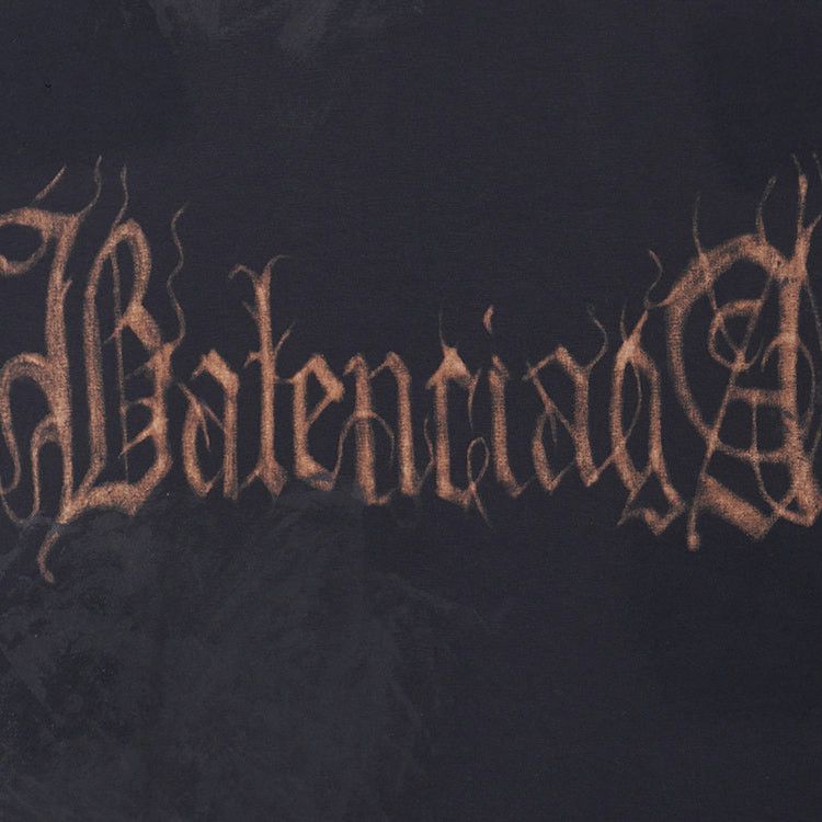 Футболка Balenciaga Metal Oversized T-Shirt, Black — фото 3