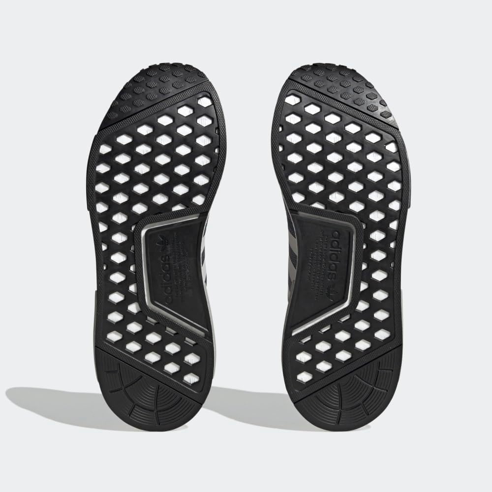 Мужские кроссовки adidas NMDr1 Primeknit, черный/синий/серый — фото 4