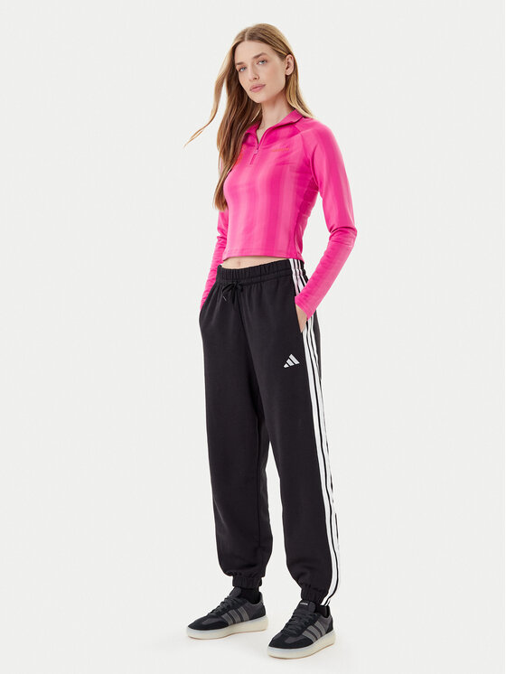 Свитшот regular fit Half-Zip Graphic Football JW3638 Adidas, розовый — фото 2