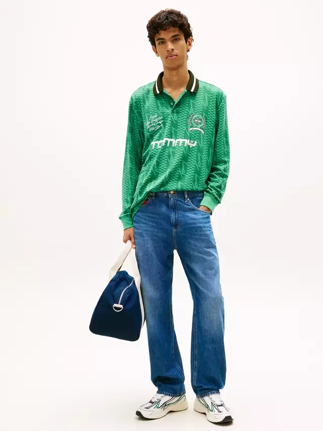 Джинсы Tommy Jeans Otis прямого кроя, темно-синие Tommy Hilfiger — фото 2
